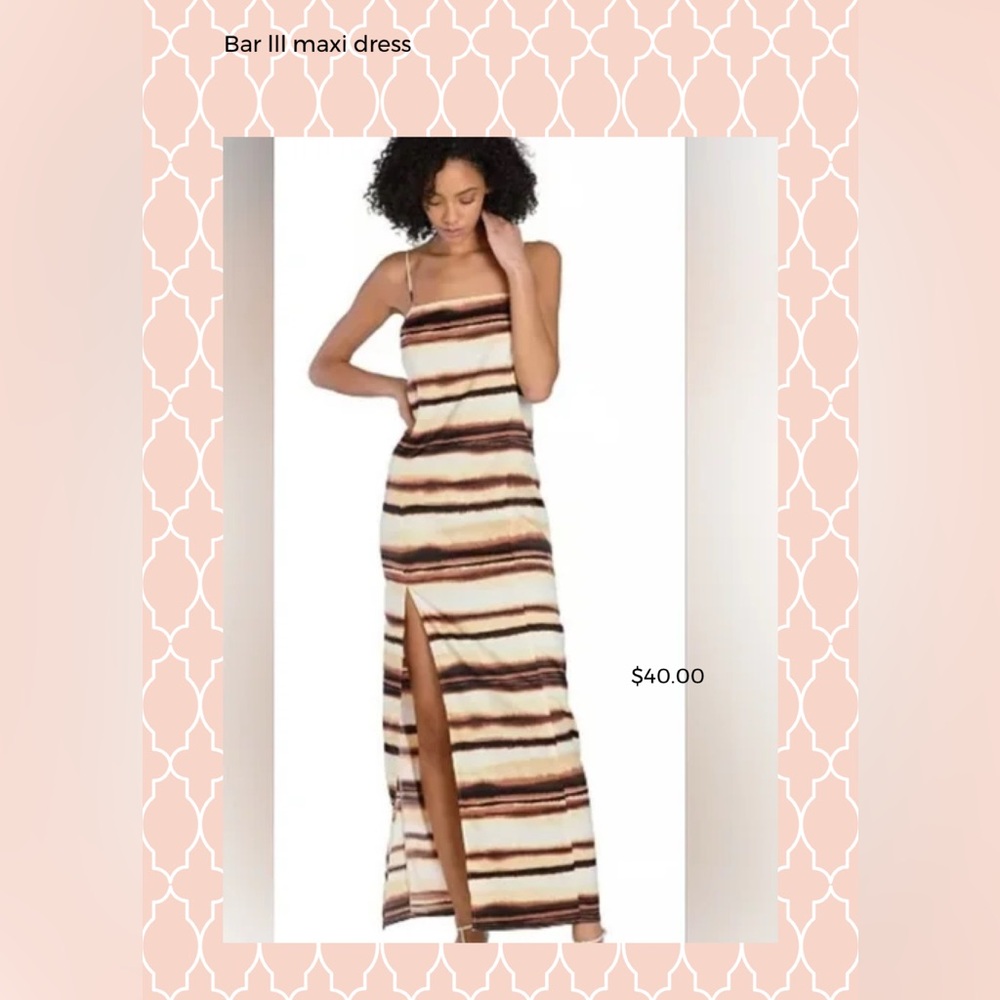 Nicole Williams English Bar III Maxi Dress in Size Small